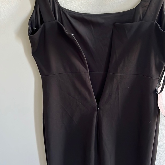 NWT BHLDN Adena Square-Neck Maxi Dress Black 10 - Picture 10 of 15